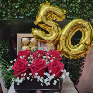 Box 6 rosas