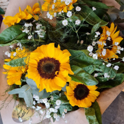 ramo de girasoles